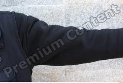 Arm Head Man Casual Jacket Average Overweight Street photo references